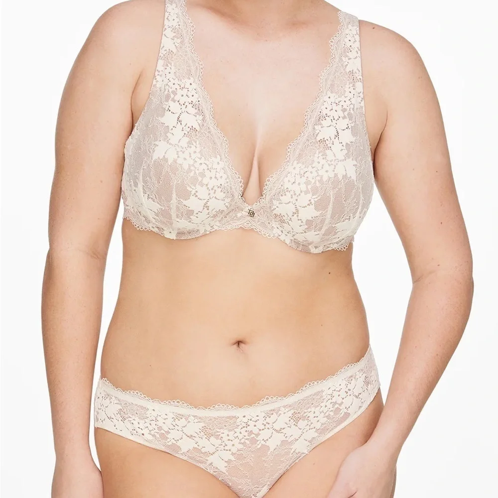 NWT Third Love All day Lace Uplift Plunge Bra  36C, 32F - Picture 5 of 6